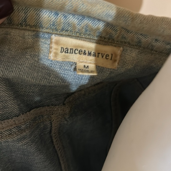 Dance & marvel distressed denim jacket size M very gentle use - Picture 5 of 5